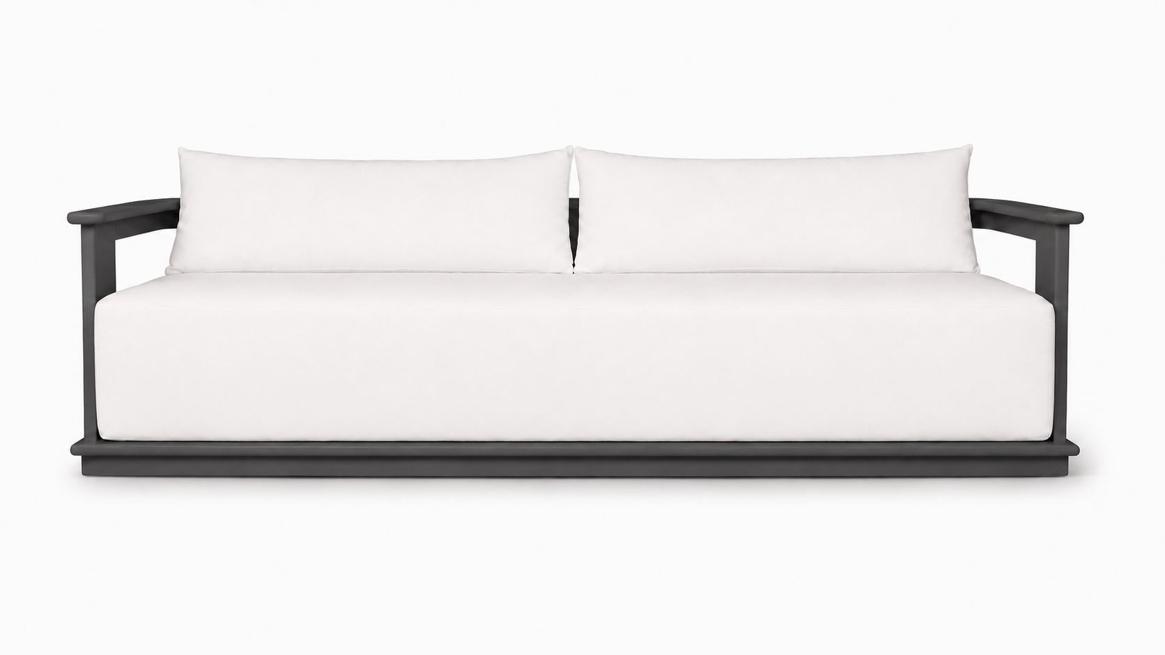 Munich Aluminum Sofa Anthracite