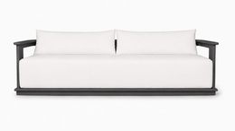 Munich Aluminum Sofa Anthracite, outdoor sofa by Prado Outdoor
