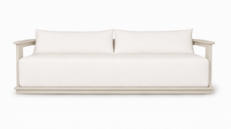 Munich Aluminum Sofa Off-White, outdoor sofa by Prado Outdoor