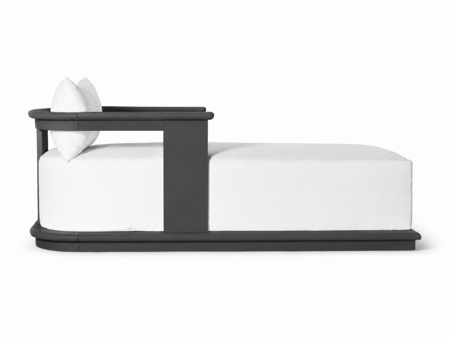 Munich Aluminum Chaise Lounge Anthracite