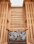 Barrel Outdoor Sauna - 6 Person w/ Harvia KIP 8kW Heater