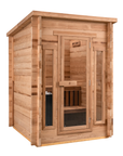 Cabin Outdoor Sauna - 4 Person w/ Harvia KIP 8kW Heater