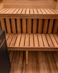Cabin Outdoor Sauna - 4 Person w/ Harvia KIP 8kW Heater