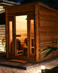 Cabin Outdoor Sauna - 4 Person w/ Harvia KIP 8kW Heater
