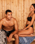 Duo Outdoor Sauna - 2 Person w/ Harvia KIP 8kW Heater
