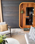 Duo Outdoor Sauna - 2 Person w/ Harvia KIP 8kW Heater