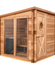 Garden Outdoor Sauna - 8 Person w/ Harvia KIP 8kW Heater
