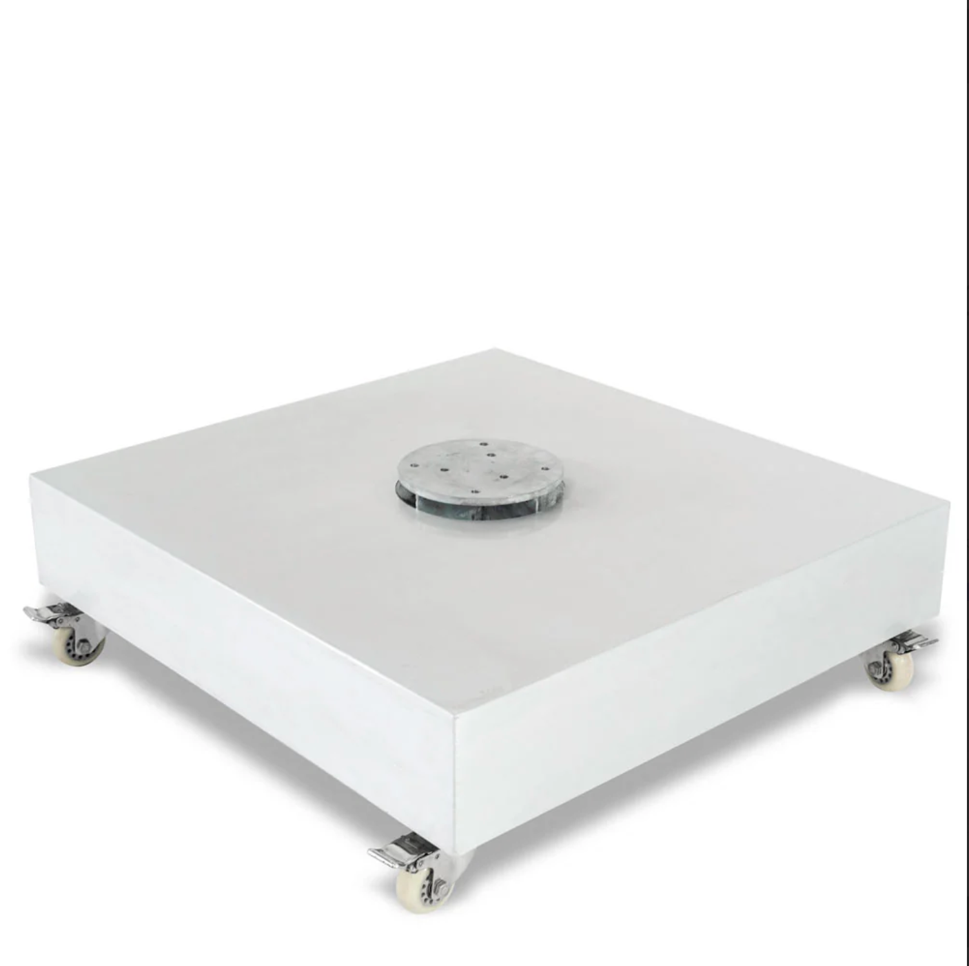 10' Square Aurora Cantilever Umbrella with Rolling Base