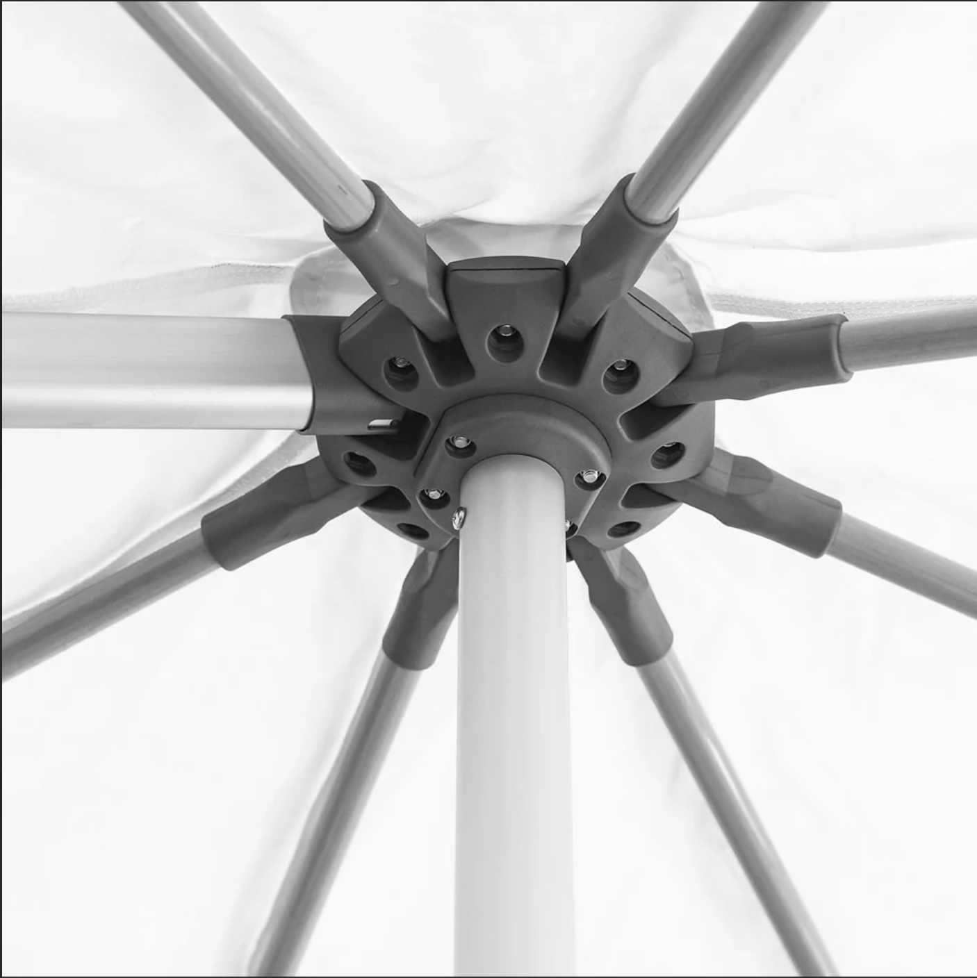 10' Square Aurora Cantilever Umbrella with Rolling Base