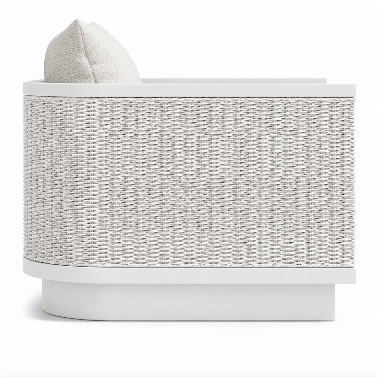 Maui Lounge Chair Aluminum Off-White