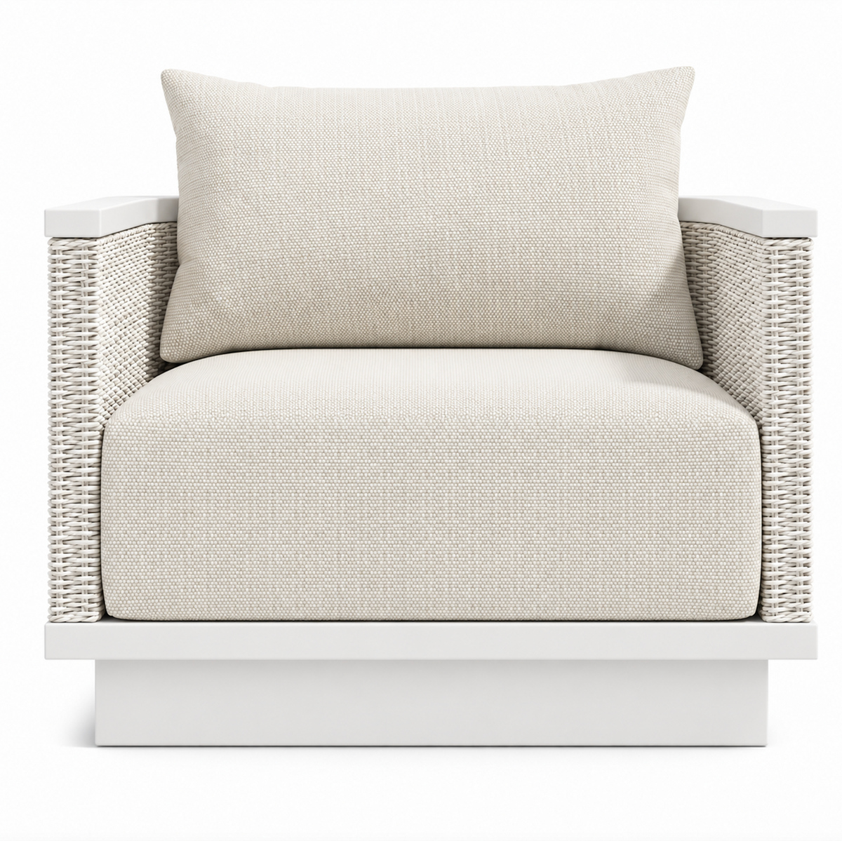 Maui Lounge Chair Aluminum Off-White