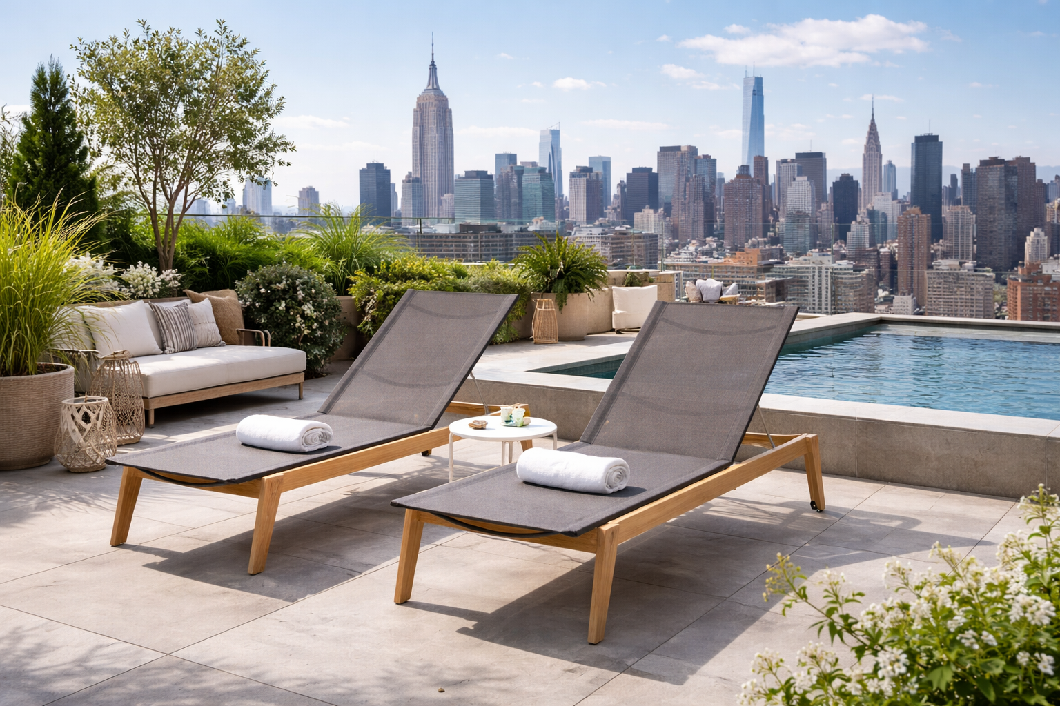 Solana Stacking Chaise Lounge