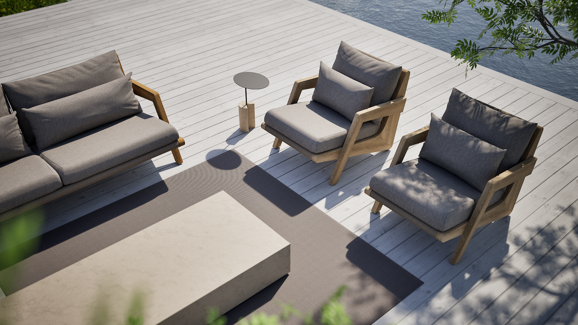 Theodore Club Chair by Prado Outdoor