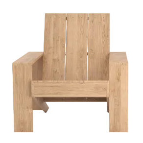 Whistler Oversized Adirondack, outdoor lounge chair by Prado Outdoor