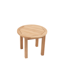 Sullivans Round Side Table, outdoor side table by Royal Teak Collection