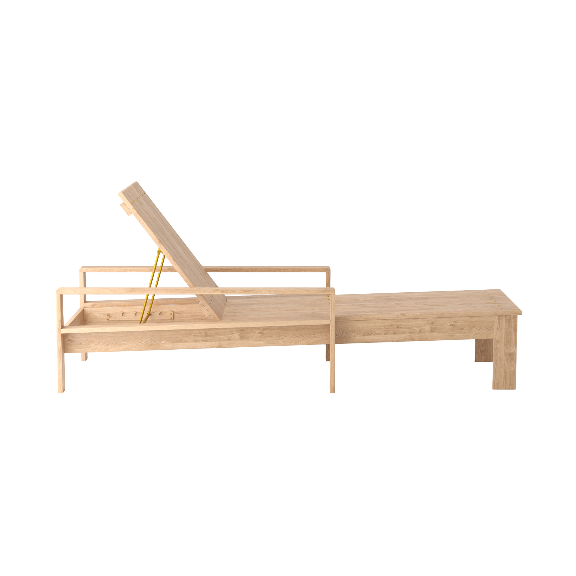 Whistler Teak Chaise Lounge by Prado Outdoor