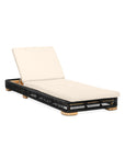 Breeze Chaise Lounge | Teak + Table