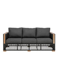 Breeze Sofa - Granite | Teak + Table
