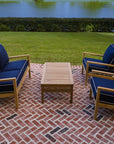 Pacific Loveseat Navy by Teak + Table