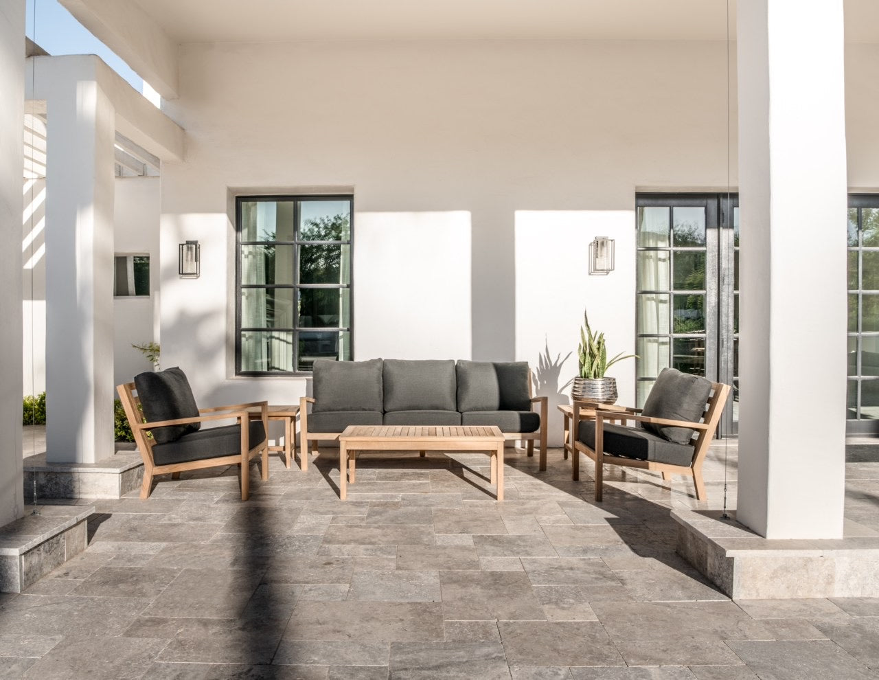 Pacific Sofa Gray by Teak + Table