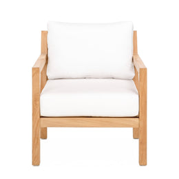 Friday Teak Club Chair, outdoor lounge chair by Prado Outdoor