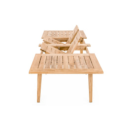Friday Double Leaf Table, outdoor dining table by Prado Outdoor
